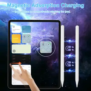 Support ODM/OEM New Automatically Wireless Charging Active Stylus Pen Attaches Magnetically For Apple Ipad