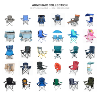 Fauteuil de camping pliant de luxe, portable, multi-styles, pour la randonnée, les voyages, les pique-niques, la pêche, la plage, le jardin