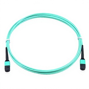 Câble de brassage <span class=keywords><strong>fibre</strong></span> optique MPO <span class=keywords><strong>RJ45</strong></span> 12 fibres femelle 400G 200G 100G 40G OM4 50/125 Multimode pour centre de données Ethernet Trunk 6C-MTP-1 - Product Image 1