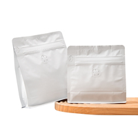 Sachet OEM vide à fond plat avec huit soudures latérales, en plastique recyclable de qualité alimentaire pour chocolat