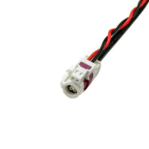 HSD4+2 White B Type Female-Female Video Data Transmission <b>Cable</b> For Camera 1080P Resolution PVC Jacket Copper Conductor - Product Image 2