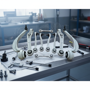 Kit Braccio di Controllo Anteriore Originale ATMAN 10 Pezzi 4H0498998 per <span class=keywords><strong>Audi</strong></span> A8 <span class=keywords><strong>D4</strong></span> - Product Image 1