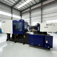 Machine de moulage par injection horizontale hydraulique de 200 tonnes de 2e génération pour Haïti, moteur PLC, moulage plastique PET/ABS/PP/PC de haute qualité