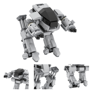 NOUVEAU Modèle de chapeau RoboCop ED209 Ensembles de construction en plastique pour enfants Briques de construction Jouets de puzzle - Product Image 4