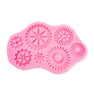 Steampunk Cogs Moule Horloge Montre Roue Engrenages Silicone Fondant Moule <span class=keywords><strong>Chocolat</strong></span> Moule Pour Cupcake Toppers Fête Gâteau Décoration - Product Image 1