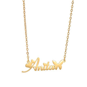 Collana Unisex Speciale e Unica con Nome Personalizzabile, Placcata in Oro 18K, Gioiello di Moda in Acciaio Inossidabile - Product Image 1