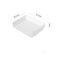 OFPS02 caja de almacenamiento de escritorio de oficina Archivo de oficina A4 estante de almacenamiento de papel caja de almacenamiento blanca para artículos diversos libro de recibos de papelería