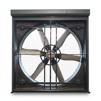 Ventilateur d'extraction industriel à flux axial Bonawind haute efficacité 98'' avec moteur robuste, débit d'air de 235000 m³/h, protection IP55, contrôle par application