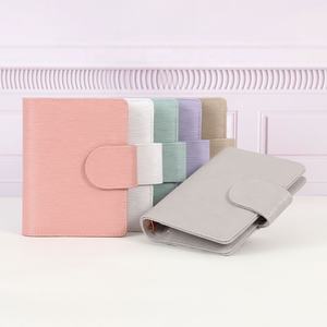 Hongbo superventas Navidad/oficina/escuela regalo promocional en relieve Saffiano Epi cuero A6 Agenda planificador Carpeta de presupuesto - Product Image 1