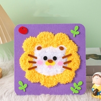 2025 outil éducatif Montessori broderie Kit de couture pour enfants Kit d'artisanat cadeau peluche bricolage matériel sac pour enfants