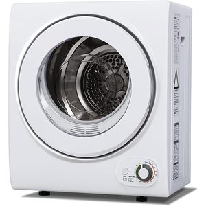 Secadora de Ropa Portátil Euhomy, 1.5 Pies Cúbicos, 850W, Tambor de Acero Inoxidable, Blanca, Compacta - Product Image 1