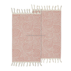 Juego de 4 toallas pequeñas de cocina de mano de rizo turco, Peshkir, Pestemal Farmhouse toallas de mano decorativas nuevo estilo rústico de secado rápido - Product Image 1