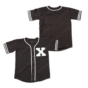 Camiseta de béisbol <span class=keywords><strong>Malcolm</strong></span> X blanca con mangas negras para hombre al por mayor, jersey de béisbol de color blanco, de color negro, de color blanco, para hombre, de color negro - Product Image 5