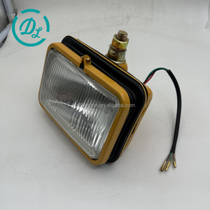 EexcavaStart 203-06-56140 Lámpara de Trabajo Cuadrada de Hierro de 24V 100W, Repuesto para Excavadora PC200 320D, Lámpara Halógena de Alta Resistencia - Product Image 4