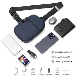 Mini Bolso Bandolera para Hombre y Mujer, Impermeable, Moderno, para Teléfono Celular, para Viajes, Trabajo, Gimnasio - Product Image 4