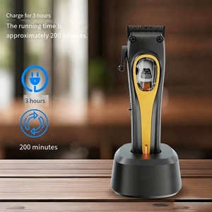 Cortadora <span class=keywords><strong>de</strong></span> Pelo <span class=keywords><strong>Profesional</strong></span> con Motor <span class=keywords><strong>de</strong></span> Levitación Magnética Eléctrica <span class=keywords><strong>de</strong></span> 13000 rpm, Juego <span class=keywords><strong>de</strong></span> Recortadora Inalámbrica para Barbería - Product Image 5