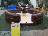 Taureau mécanique gonflable pour parc, machine électrique de rodéo, taureau mécanique pour adultes, jeux