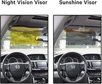 Extension de pare-soleil de voiture automatique anti-éblouissement de petite taille jour et nuit sans éblouissement