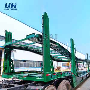 Acero 2 Axle Ouoble Cuello EMI Railer Para Ars Ruruck Arriarrier 6-8 Eats Latlatbed Uto <span class=keywords><strong>Auler</strong></span> Nclosed Ar Railer - Product Image 4