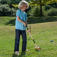 Jeu de tournoi de croquet de luxe moyen pour jeu de jardin personnalisé pour pelouse et extérieur vente en gros