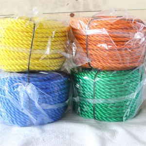 Cuerda de Polipropileno Trenzada de 3/4 Hilos, Cuerda de Nailon y Polietileno para Pesca y Uso Marino - Product Image 2