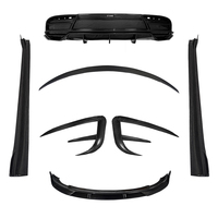 Spoilers de voiture Factory Direct Dry Carbon Fiber Front Fog Lamp Lights Eyebrow Frame Trim pour TESLA Model Y 2021-UP