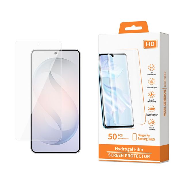 3-Layers Anti-Reflective PET Anti-Scratch Waterproof Ultra-Thin 2H Hardness Mobile Phone Screen Protector Free for S25 S26