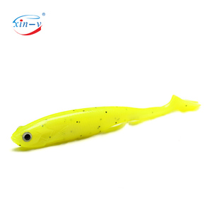XINV Ttail pesca señuelo suave molde silicona plomo bloque pesca señuelo Real pato 110mm 7,3G americano importado señuelo suave - Product Image 5