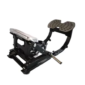Peralatan kebugaran komersial kualitas tinggi pelat latihan Gym bebas beban pinggul dorong Glute mesin