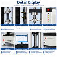 Machine d'essai de résistance à la traction universelle, testeur de traction pour dispositifs médicaux et biomatériaux ASTM F382 / ISO 9585