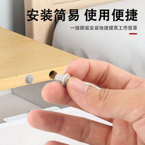 Bouchon de trou en plastique pour meubles, 5 mm, anti-rayures, blanc, capuchon de vis décoratif pour armoire - Product Image 5