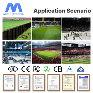 Pantalla LED Perimetral para Estadios Deportivos MIDA, Pantalla de Video para Exteriores, Precio de Fábrica, Pantalla Tipo Banner [Tamaño Estándar de Gabinete 1600*900mm] F - Product Image 6