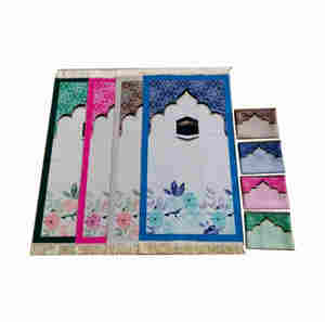 Gran oferta, alfombrilla de oración de bolsillo para niños, alfombrilla de oración árabe para niños, alfombra de oración islámica para regalo musulmán - Product Image 1