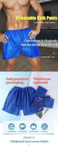 Calzoncillos Bóxer Desechables de Tiro Medio para Hombre, Pantalones de Baño de Sauna de Tela No Tejida con <span class=keywords><strong>SAP</strong></span> - Product Image 6