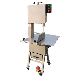 Electric Commercial Stainless Steel Bone Saw Floor Standing Butcher Bone Saw Frozen Meat Cutting Machine