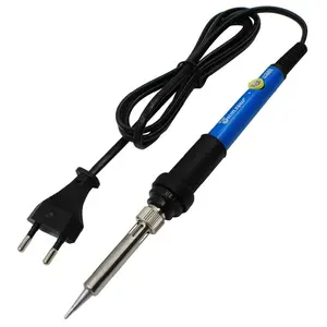 Mới có thể điều chỉnh nhiệt độ điện hàn sắt 220V 110V 60W Hàn Hàn trạm làm lại bút chì nhiệt 5 cái Mẹo sửa chữa công cụ