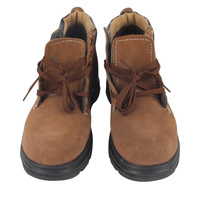 Zapatos de Seguridad para Soldadura SAFEMAN K7517 Resistentes al Calor, con Puntera de Acero y Suela de Goma, Calzado Industrial para Altas Temperaturas