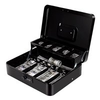 Caisse à monnaie avec compartiment pour espèces et serrure à clé sécurisée, modèle TC-01 par OEM