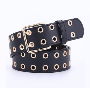 DFWB105 Cinturones de Moda Personalizados para Mujer con Cadena de Gancho, Adorno Dorado y Hebilla Metálica - Product Image 5