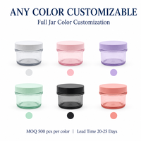 Flacon vide en plastique PET de 100 ml pour lotion, crème hydratante, crème pour le visage, cosmétique, texture lisse, conteneur léger, couvercle à vis, logo personnalisé, OEM