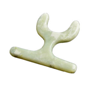 <span class=keywords><strong>Point</strong></span> de déclenchement limphatique Dreinage Pierre de jade Xiuyu Grattage Massage Réflexologie Guasha Masseur corporel Pierre de jade naturelle pour la douleur - Product Image 4