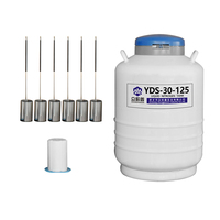 Réservoir d'azote liquide en alliage d'aluminium PCZPX 30L YDS-30-125 économique avec une longue durée de vie pour la biobanque