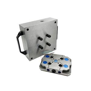 Placa de Acero Magnética Manual HE-CTDZ2020-H80 HPEDM con Espiga de Sujeción para Fijación Rápida de Palés en Tornos Lang - Product Image 4