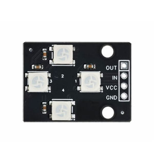 Módulo LED Ws2812b de 4 bits 5050 a todo color para placas educativas Arduino, montaje en PCB - Product Image 1