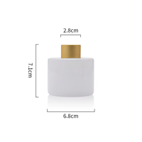 Bouteille diffuseur en verre vide en gros pour huiles essentielles d'aromathérapie et parfums d'intérieur avec bâtonnets et bouchon