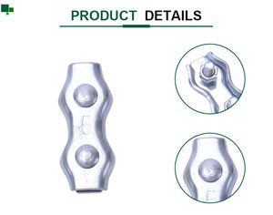Conector de Cuerda de Acero Galvanizado para <span class=keywords><strong>Unir</strong></span> Cuerda Electrificada de 5mm, Permite el Paso de Corriente, Mantiene la Cerca Ordenada, Fácil de Instalar para Cercas Exteriores - Product Image 5