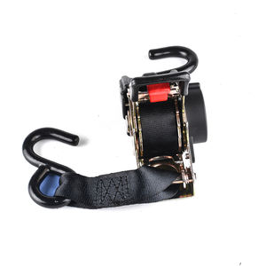 Sangles à cliquet rétractables automatiques avec crochets en S, <span class=keywords><strong>rembobinage</strong></span> automatique, sangle en polyester avec revêtement plastique, sangle de moto - Product Image 4