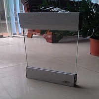 Frameless Sliding Folding Movable Glass Partition Wall for Offices