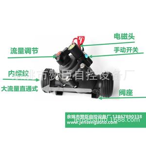 Válvula Solenoide Zanchen DN6 75mm 2.5 Pulgadas, Control Inteligente de Flujo de Agua y Aire para Riego, AC 220V, Revestimiento de Goma - Product Image 3