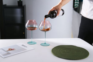 Verres élégants de qualité supérieure en cristal ultra-fin, <span class=keywords><strong>verre</strong></span> à gin, <span class=keywords><strong>verre</strong></span> à <span class=keywords><strong>vin</strong></span> de Bourgogne, <span class=keywords><strong>verre</strong></span> à <span class=keywords><strong>vin</strong></span> de mariage à dégradé de couleurs - Product Image 4